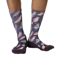 Men's Botanical Birds Socks