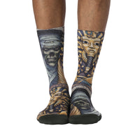 Men's Mummy Escaping Sarcophagus Socks