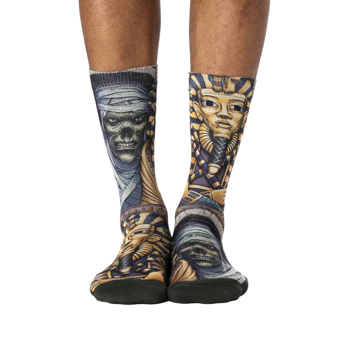 Men's Mummy Escaping Sarcophagus Socks