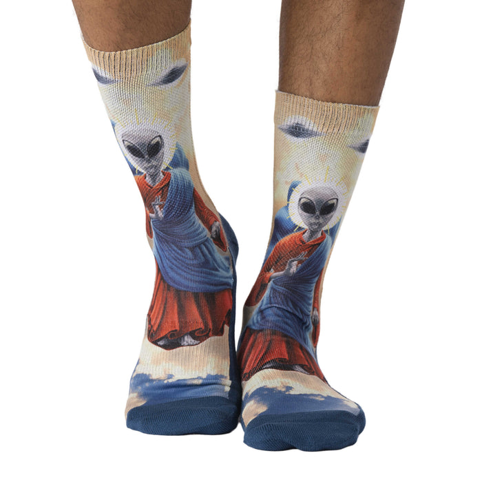 Men's Space Jesus Socks