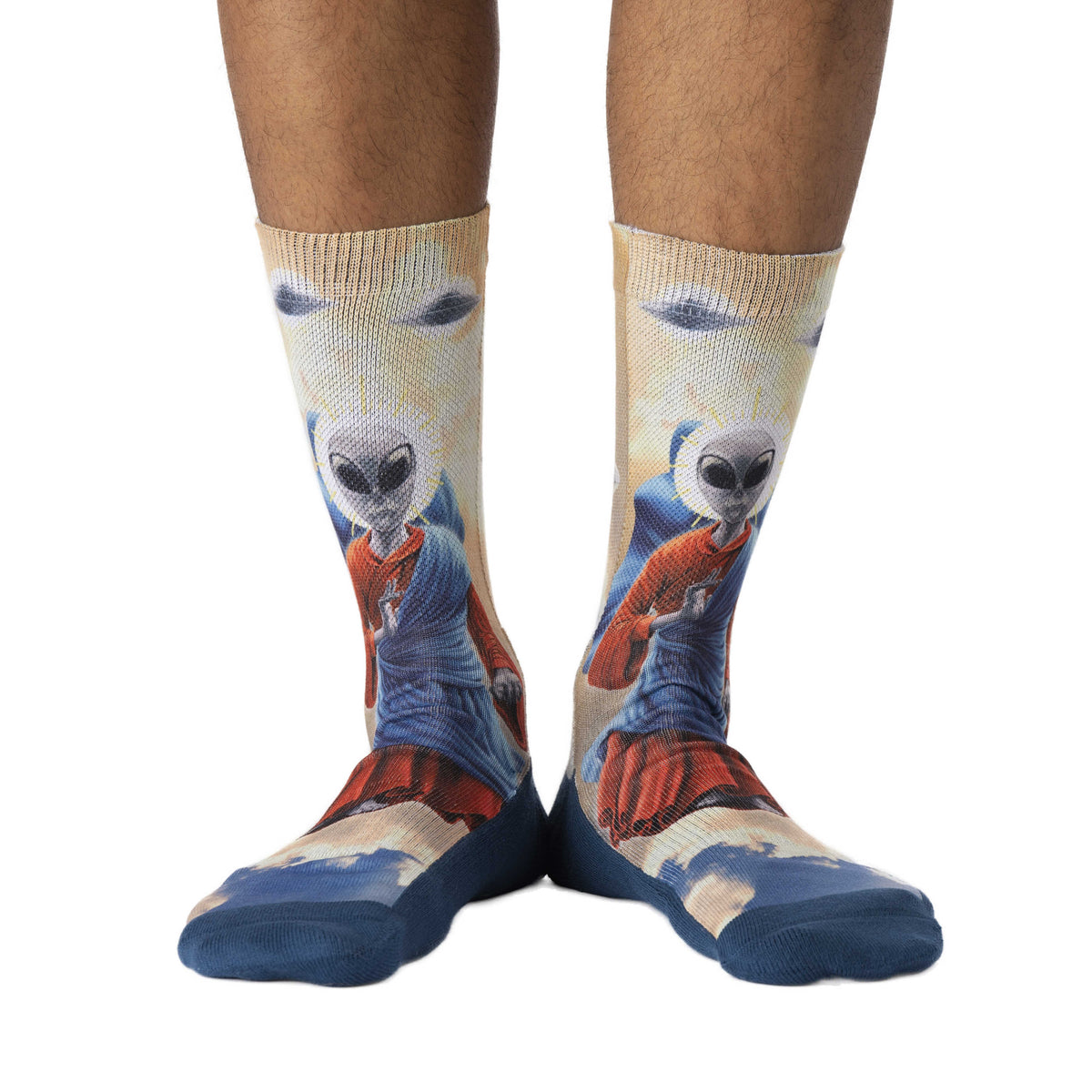 Men's Space Jesus Socks