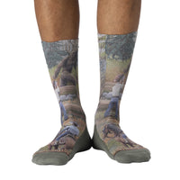 Men's Bigfoot, Patterson-Gimlin Film Socks