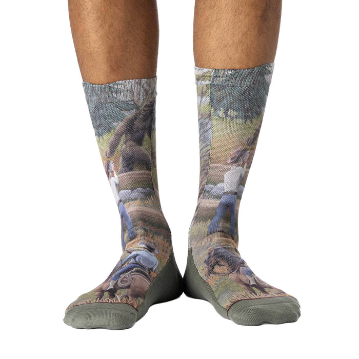 Men's Bigfoot, Patterson-Gimlin Film Socks