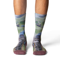 Men's Steam Train Locomotive Socks