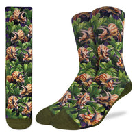 Men's Triceratops in the Tropics Socks