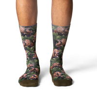 Men's Triceratops in the Tropics Socks