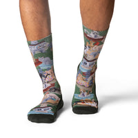 Men's Cats Pooping Socks