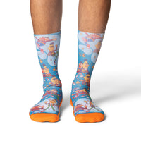 Men's Sesame Street, Bert & Ernie and Rainbows Socks