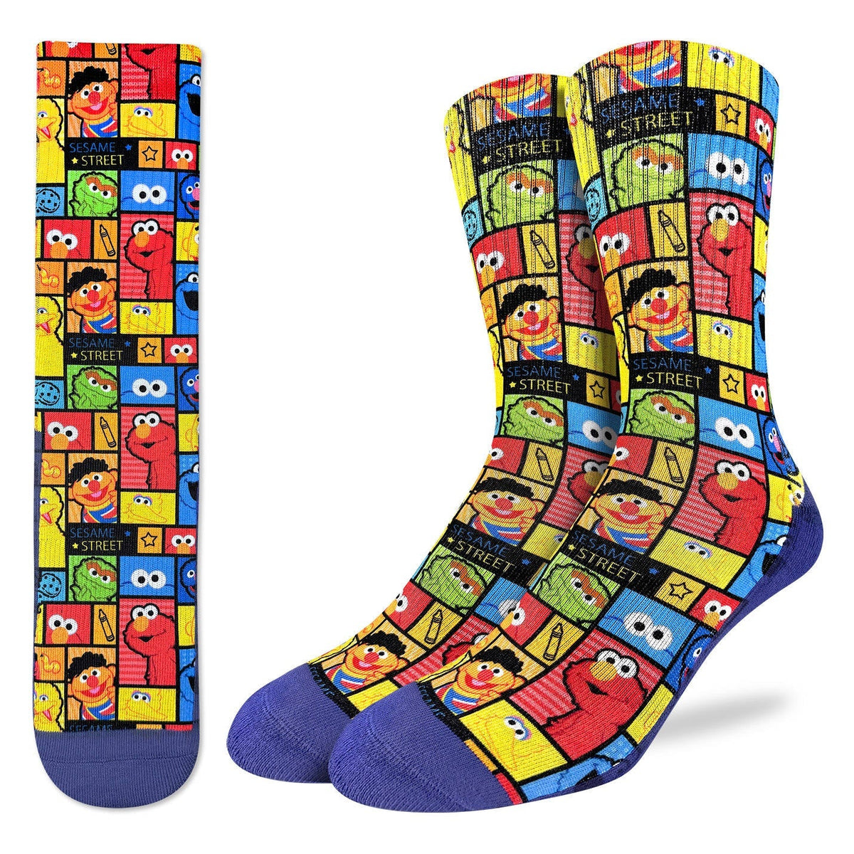 Men's Sesame Street, Patterns Socks