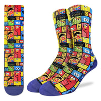 Men's Sesame Street, Patterns Socks