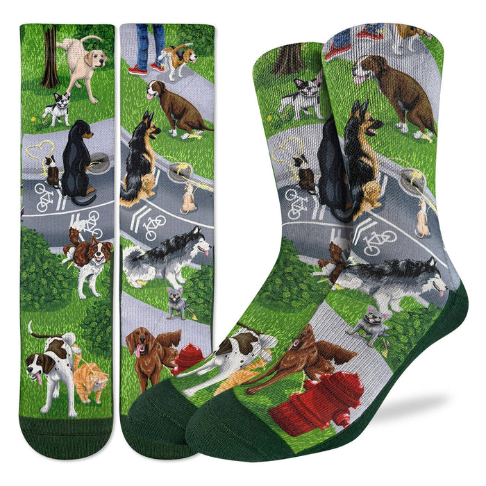 Men's Dogs Peeing Socks