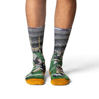 Men's Football, Black and Gold Socks