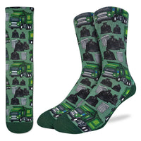 Men's Garbage Trucks Socks