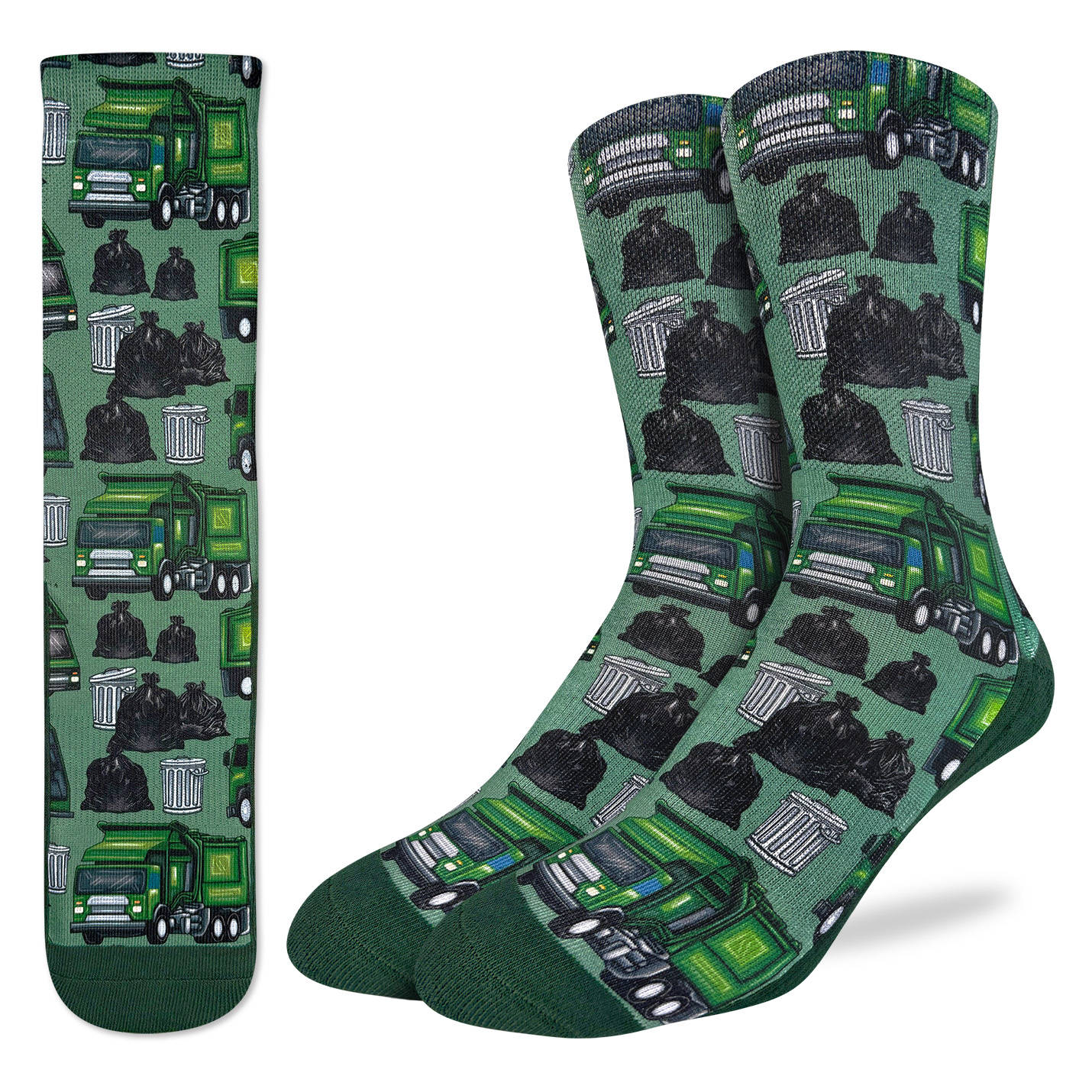 Men's Garbage Trucks Socks – Good Luck Sock