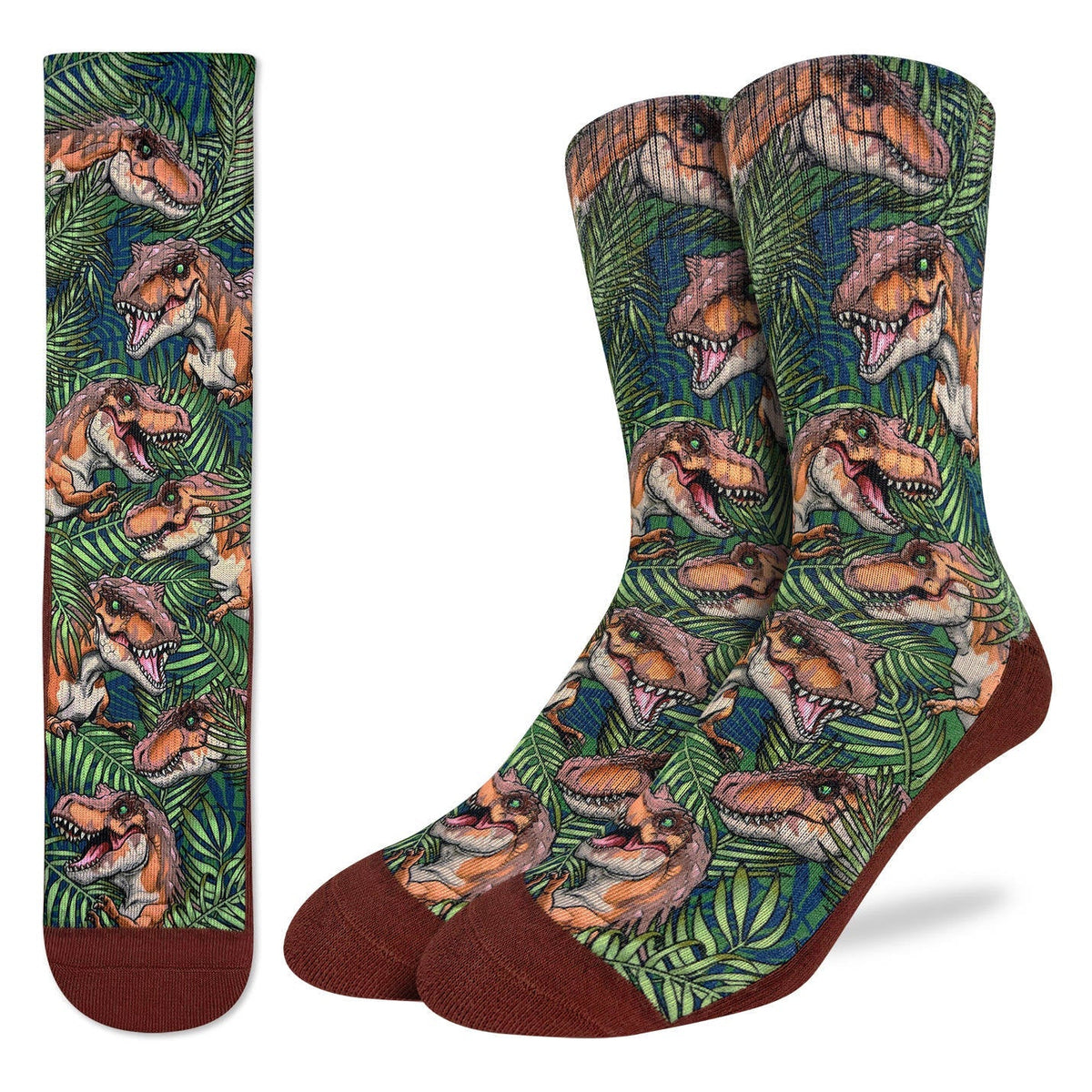 Men's Tyrannosaurus Rex in the Tropics Socks