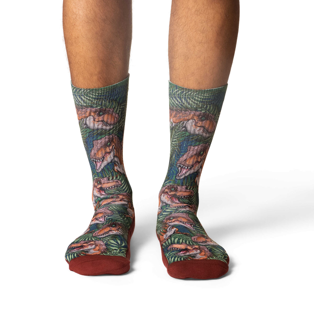 Men's Tyrannosaurus Rex in the Tropics Socks