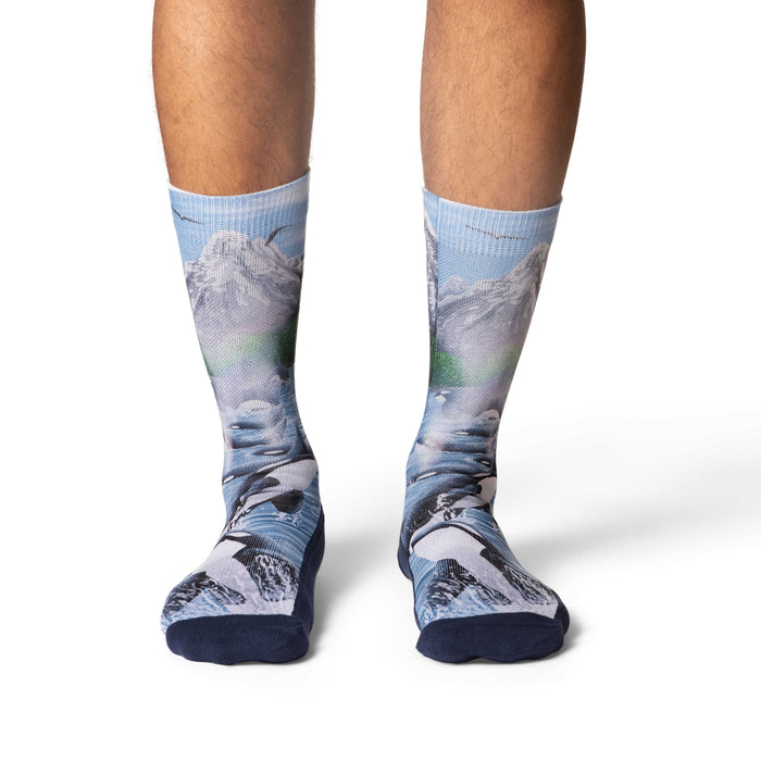 Men's Breaching Orcas Socks