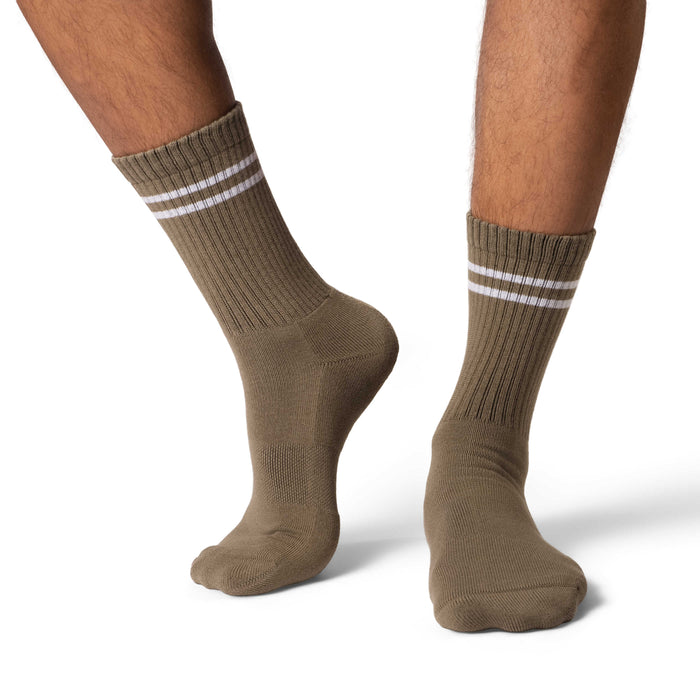 Men's Athletic Socks, Sage Green