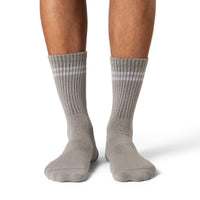 Men's Athletic Socks, Heather Gray