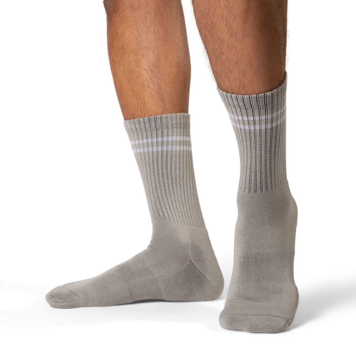 Men's Athletic Socks, Heather Gray