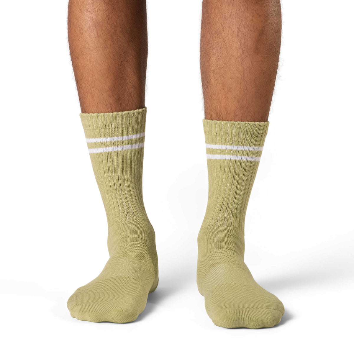Men's Athletic Socks, Light Olive