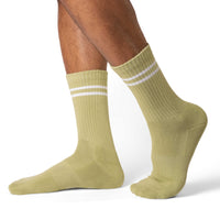 Men's Athletic Socks, Light Olive