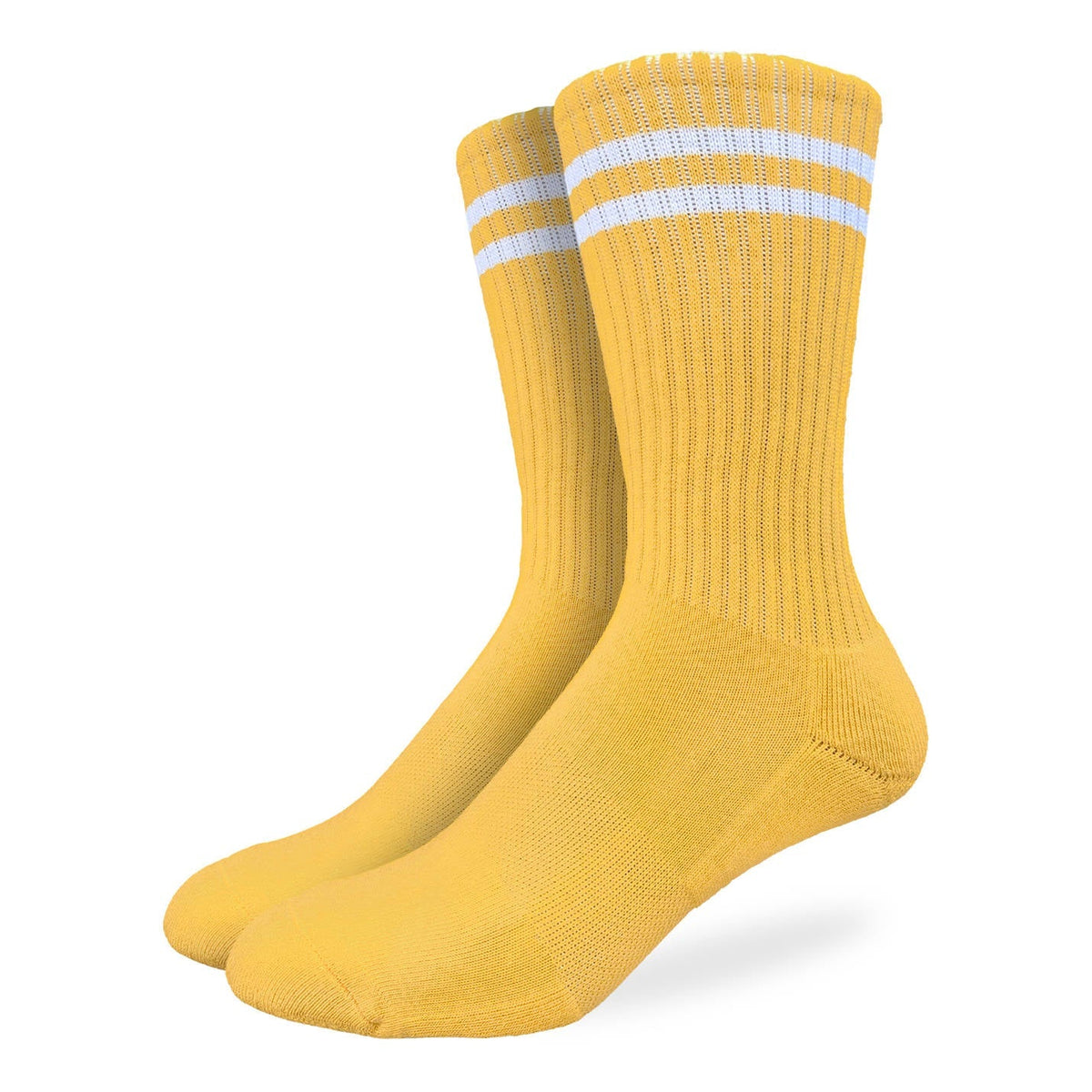 Men's Athletic Socks, Lemon Yellow