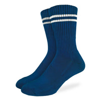 Men's Athletic Socks, Denim Blue