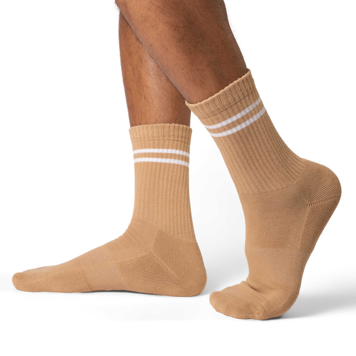 Men's Athletic Socks, Sand