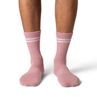 Men's Athletic Socks, Rose Pink