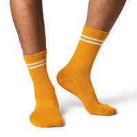 Men's Athletic Socks, Mustard