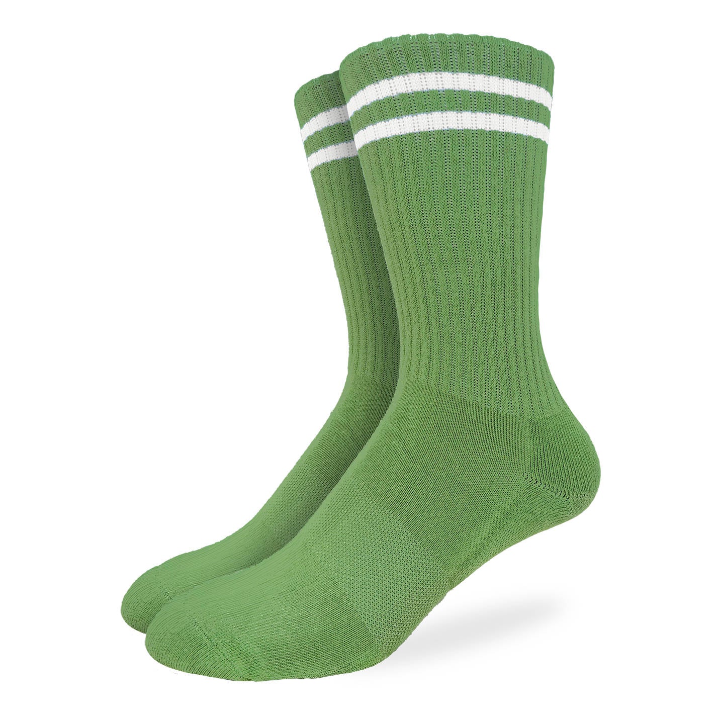 Men's Athletic Socks, Leaf Green – Good Luck Sock