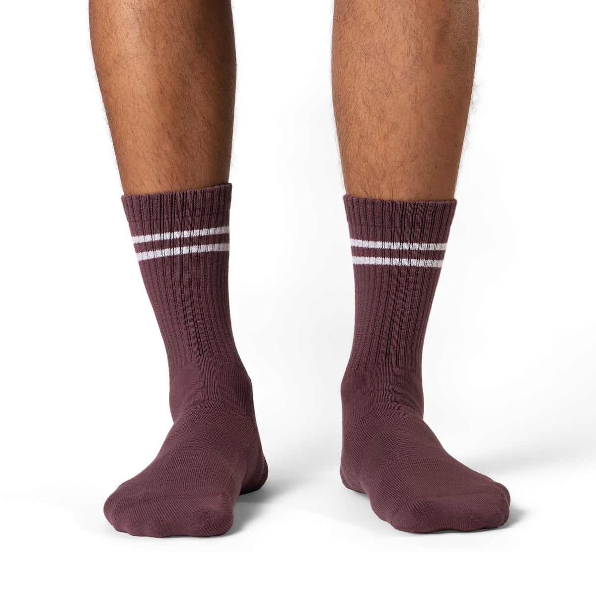 Men's Athletic Socks, Dusty Mauve