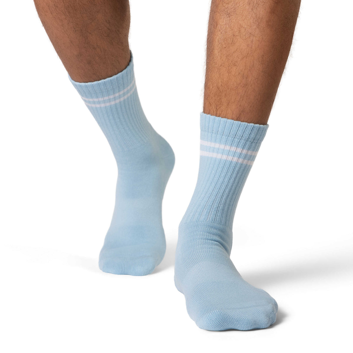 Men's Athletic Socks, Baby Blue