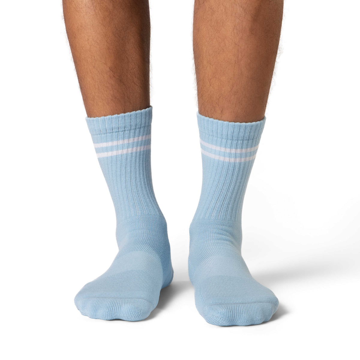 Men's Athletic Socks, Baby Blue