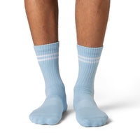 Men's Athletic Socks, Baby Blue