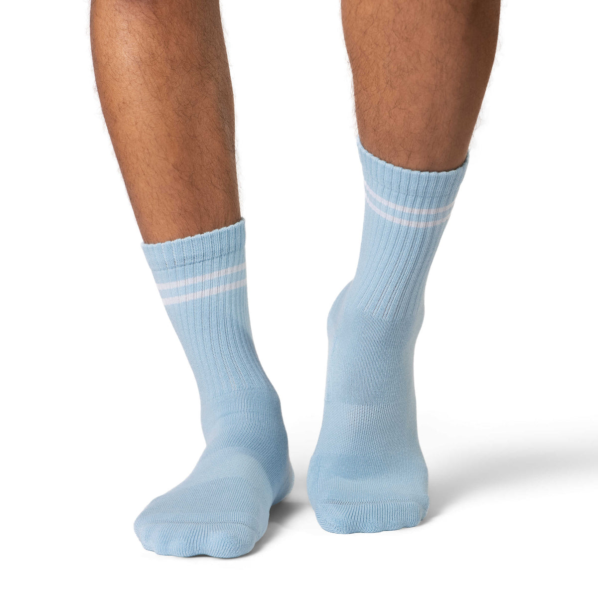 Men's Athletic Socks, Baby Blue