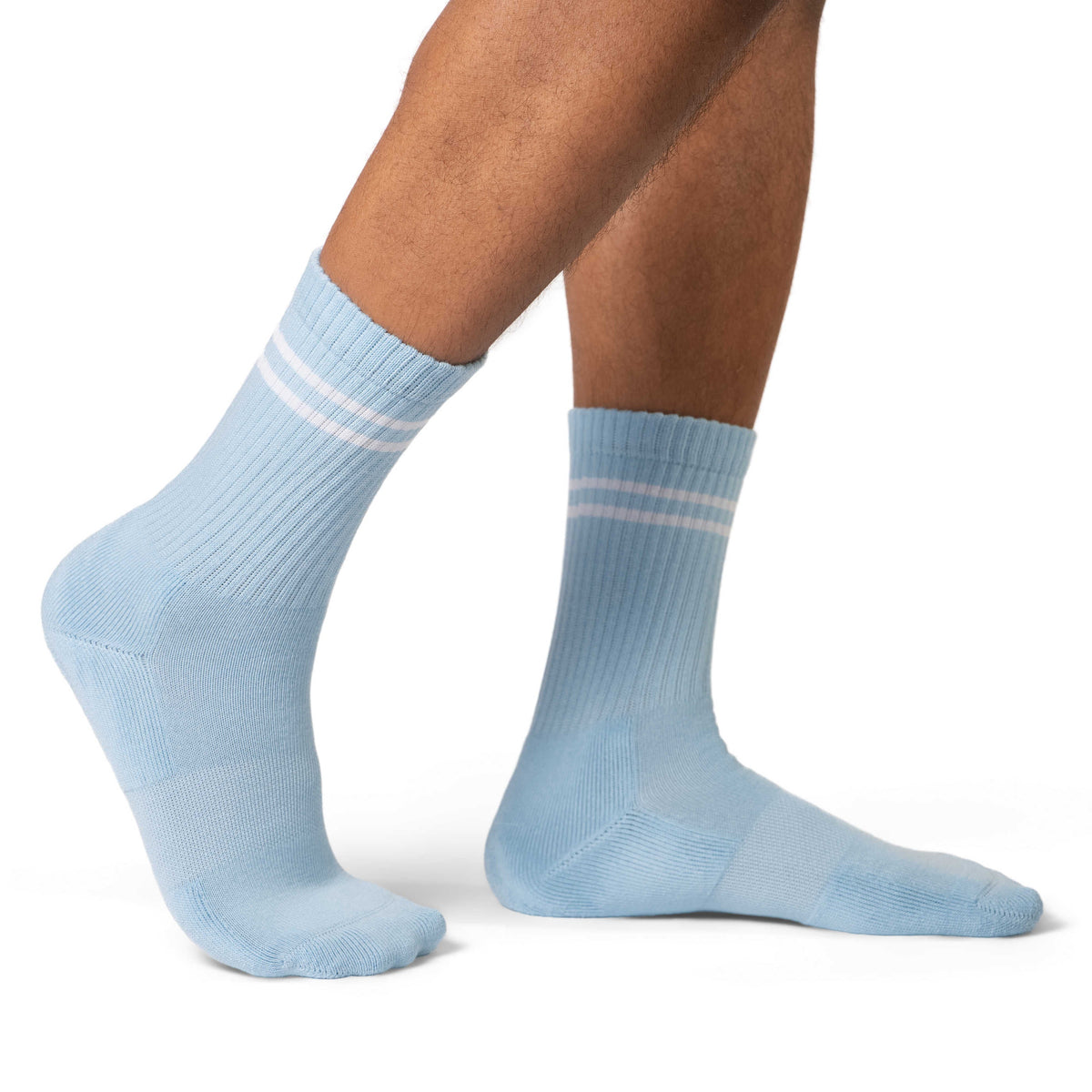 Men's Athletic Socks, Baby Blue