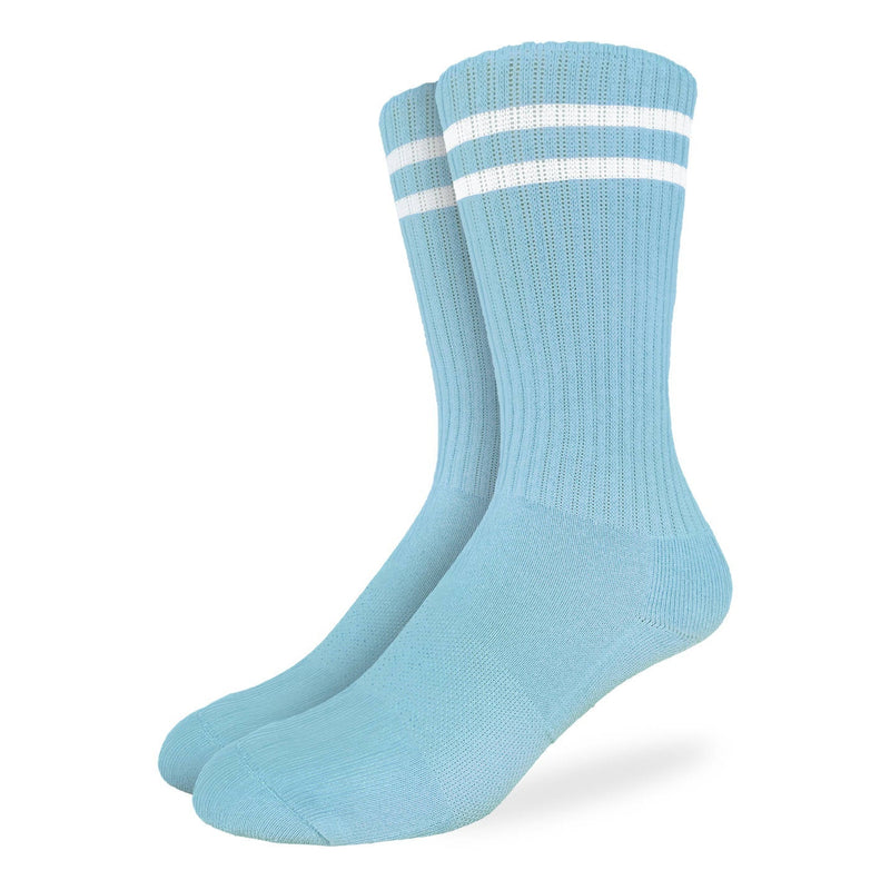 Men's Athletic Socks, Baby Blue