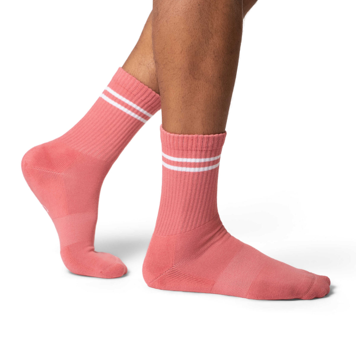 Men's Athletic Socks, Coral
