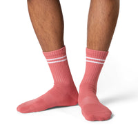 Men's Athletic Socks, Coral
