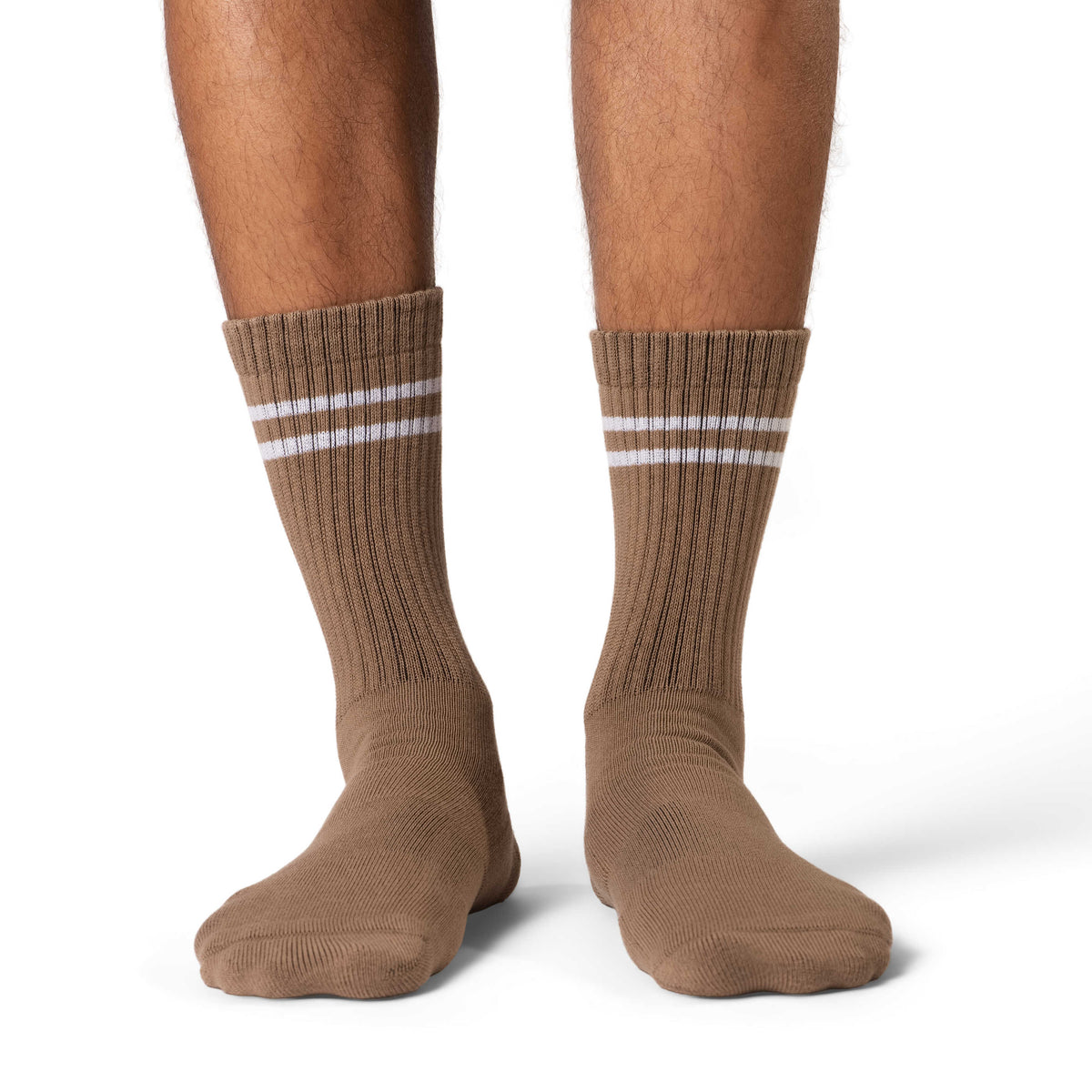 Men's Athletic Socks, Khaki