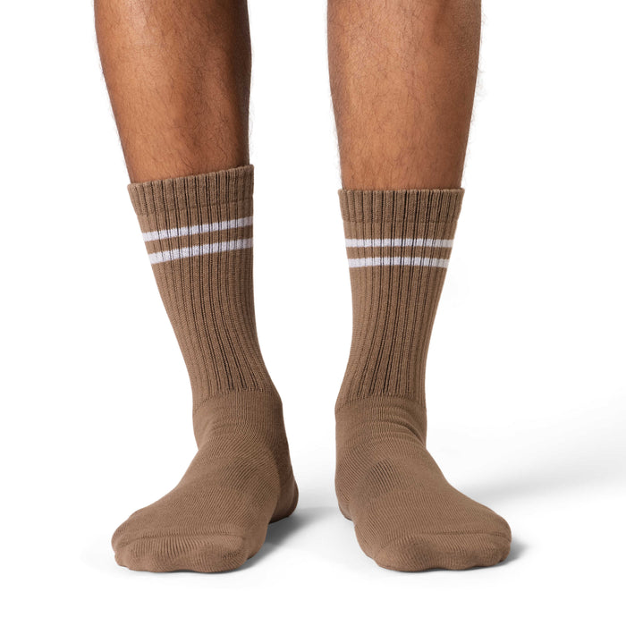 Men's Athletic Socks, Khaki