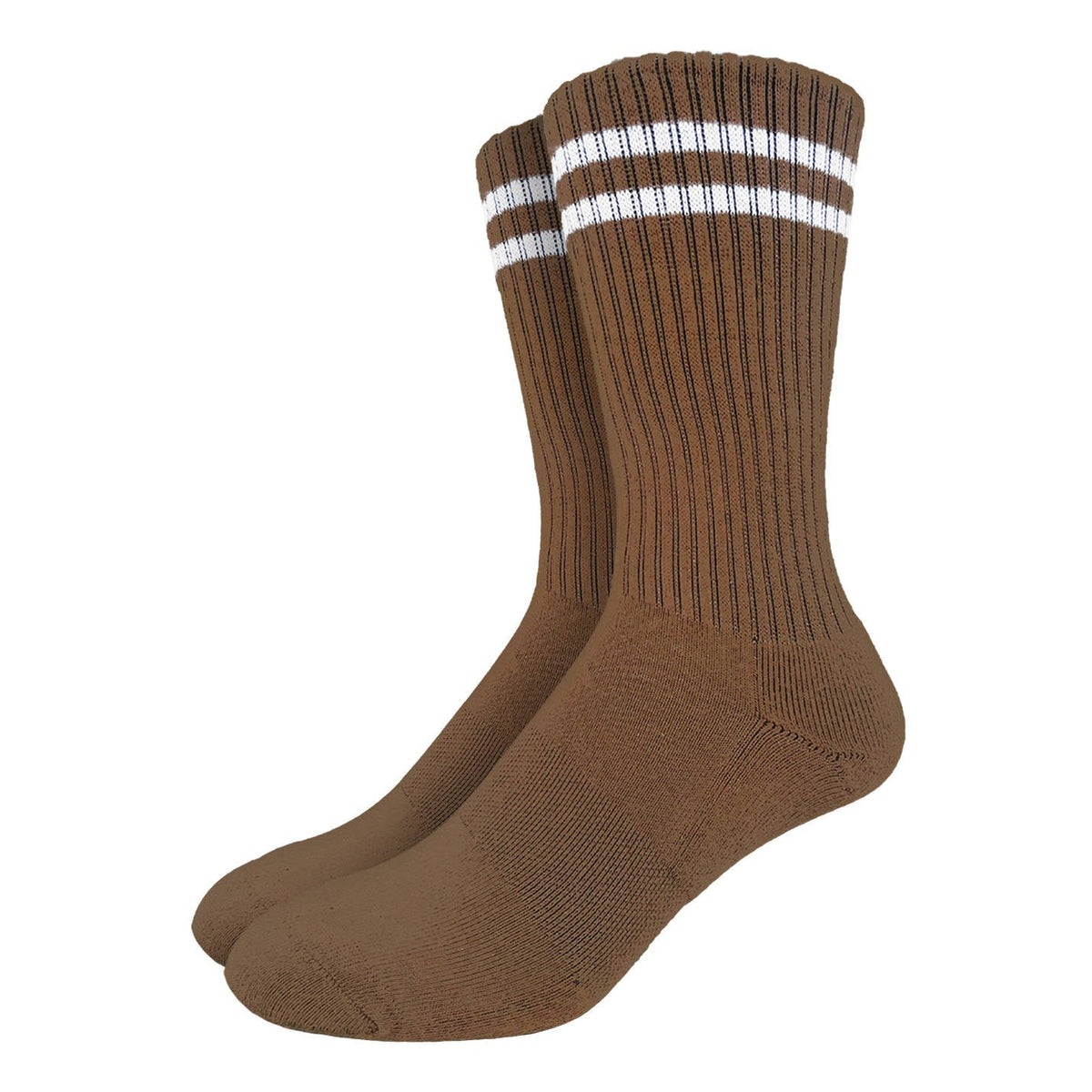 Men's Athletic Socks, Camel Brown