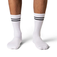 Men's Athletic Socks, White
