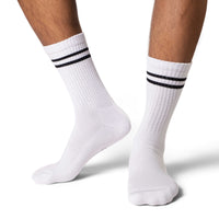 Men's Athletic Socks, White