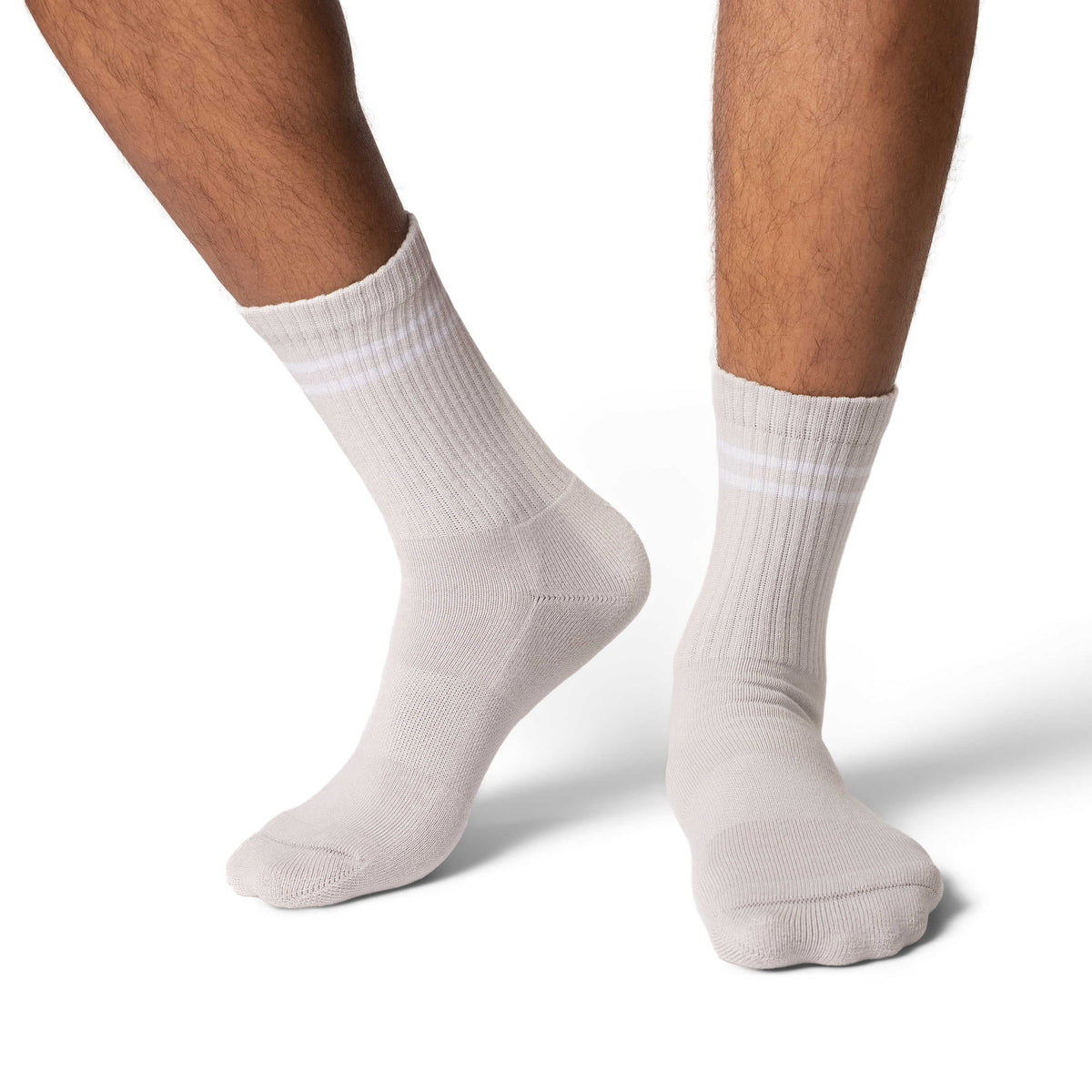 Men's Athletic Socks, Frost Gray