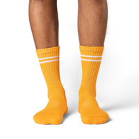 Men's Athletic Socks, Golden Yellow