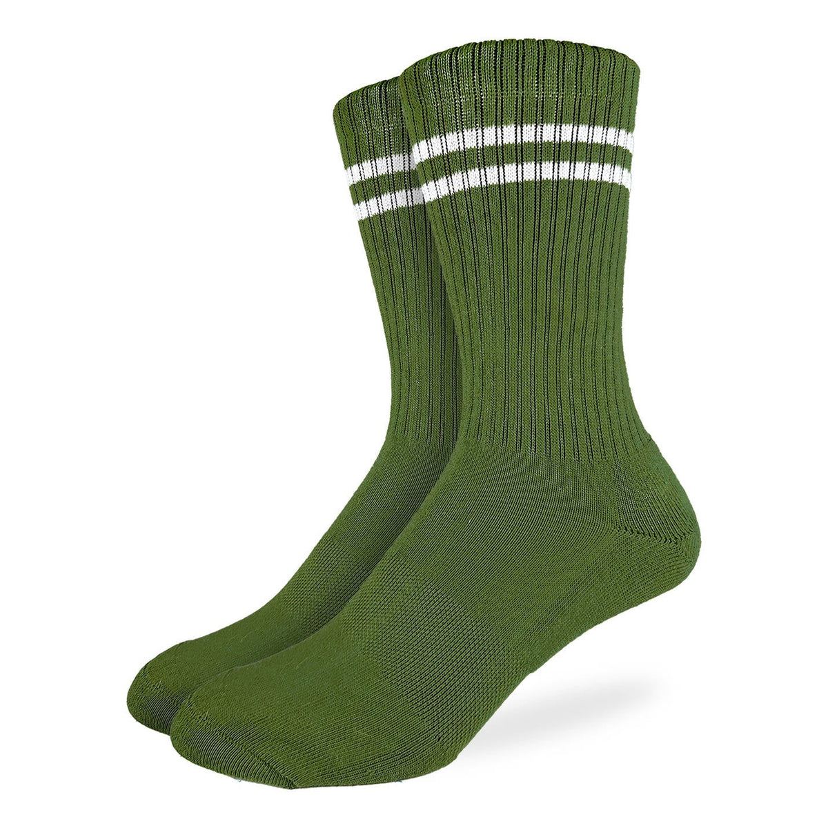 Men's Athletic Socks, Olive Green