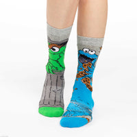 Women's Sesame Street, Oscar and Cookie Monster Socks